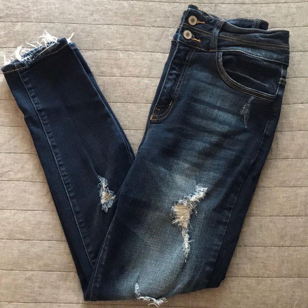 KanCan Curvy Ankle Skinny Jeans